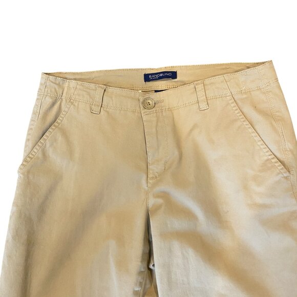 Bandolino Michele Straight Leg Chino Sz 4 Khaki Beige Pants #247K - Picture 4 of 7